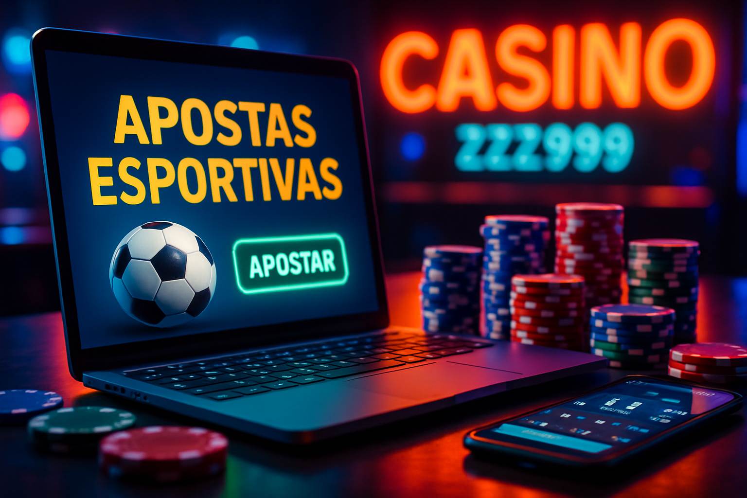 Apostas esportivas no cassino online ZZZ999