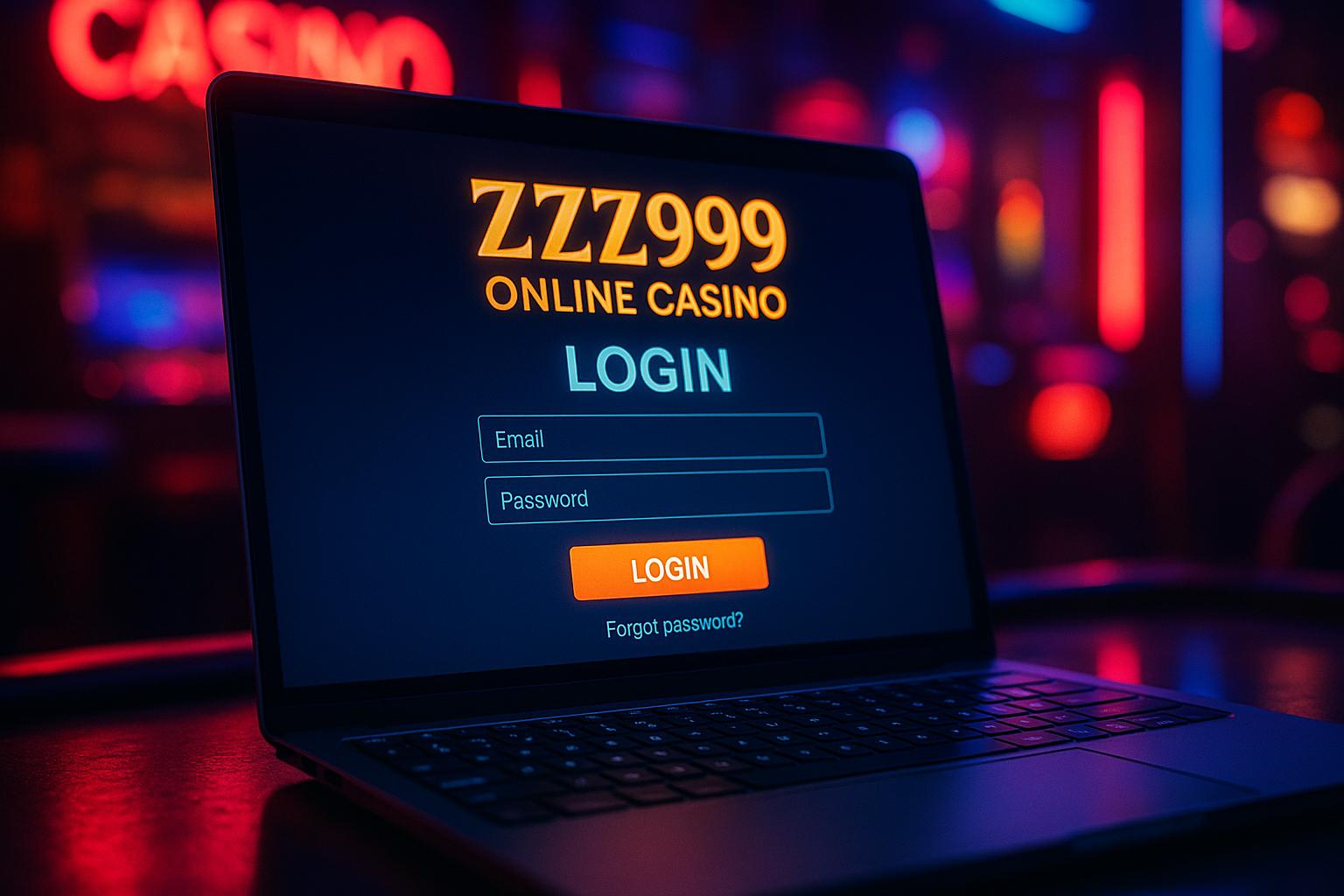 Login no Cassino ZZZ999